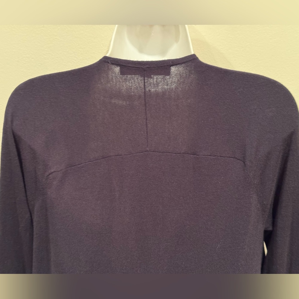 Loft Open Front Cardigan/Charcoal Black/Small/Kni… - image 5